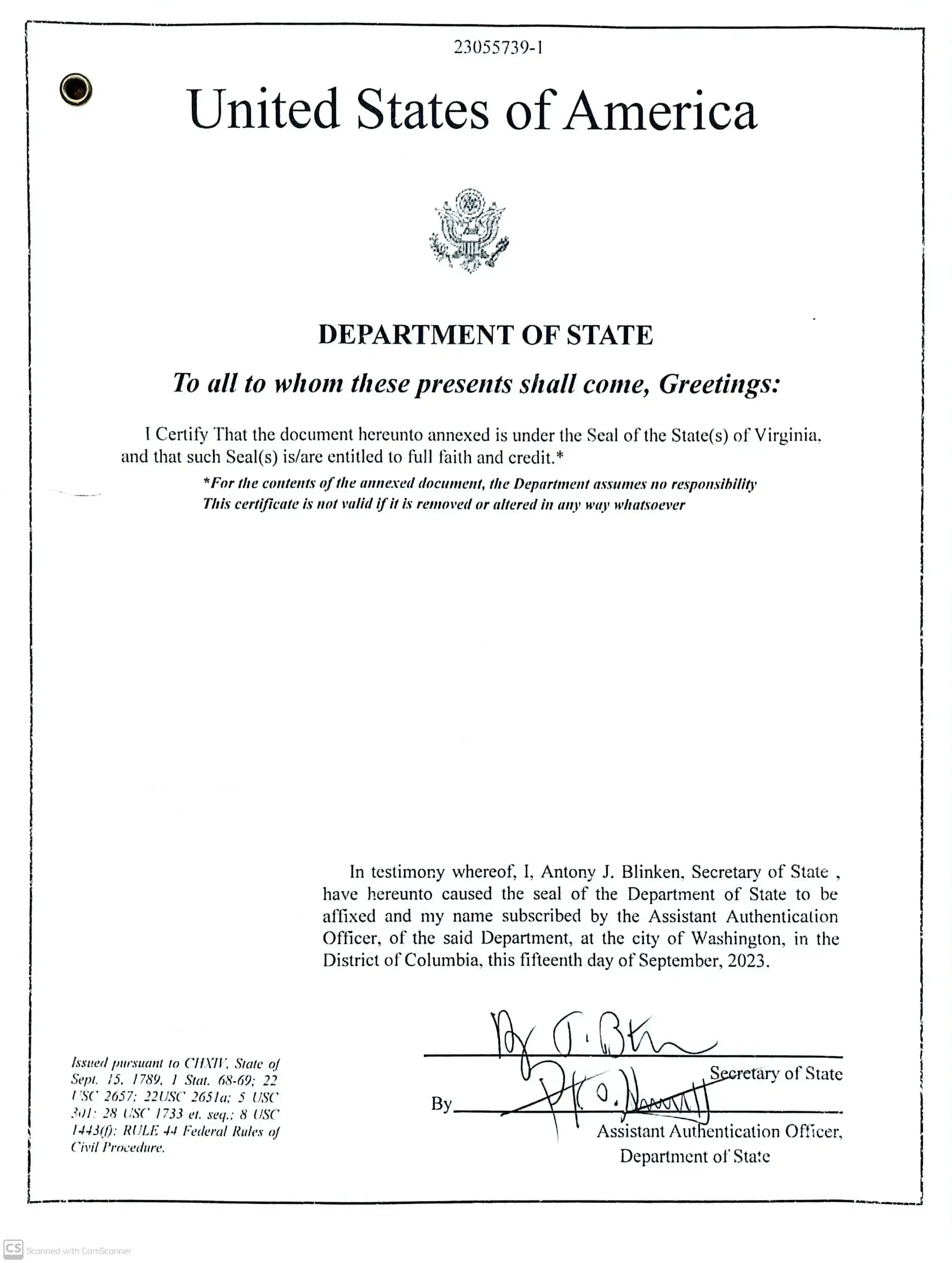 Accreditation certificate 6